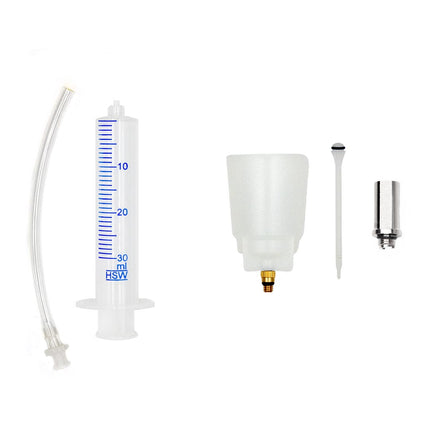 Basic Bleed kit for shimano hydraulic disc brakes - Brass Funnel with road adapter