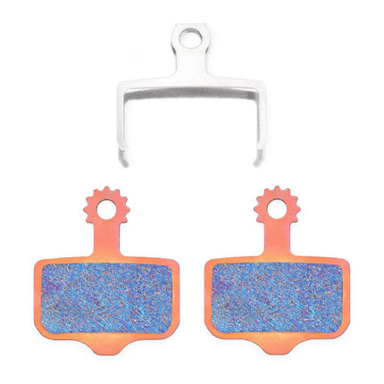 FR205M Metal Pads can be used as a direct replacement for SRAM SMALL pads: Level (2 piston only) & Avid Elixir pads and other pads with the same shape.