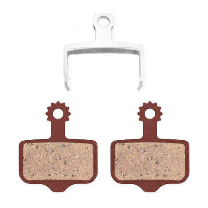 FR205R Resin Pads can be used as a direct replacement for SRAM SMALL pads: Level (2 piston only) & Avid Elixir pads and other pads with the same shape.