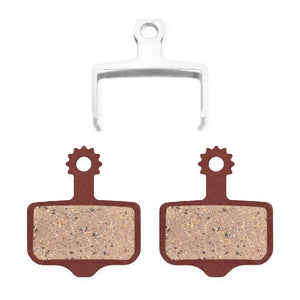 FR205R Resin Pads can be used as a direct replacement for SRAM SMALL pads: Level (2 piston only) & Avid Elixir pads and other pads with the same shape.